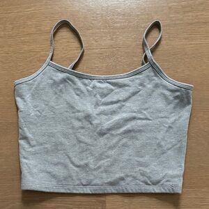 Gray Women's Crop Top